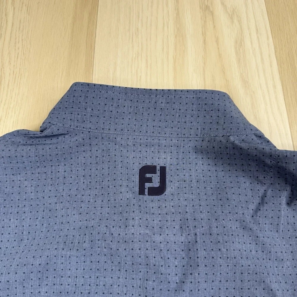 FootJoy Titleist 1/4 Zip Pullover Blue Performance Golf Long Sleeve Men's Small